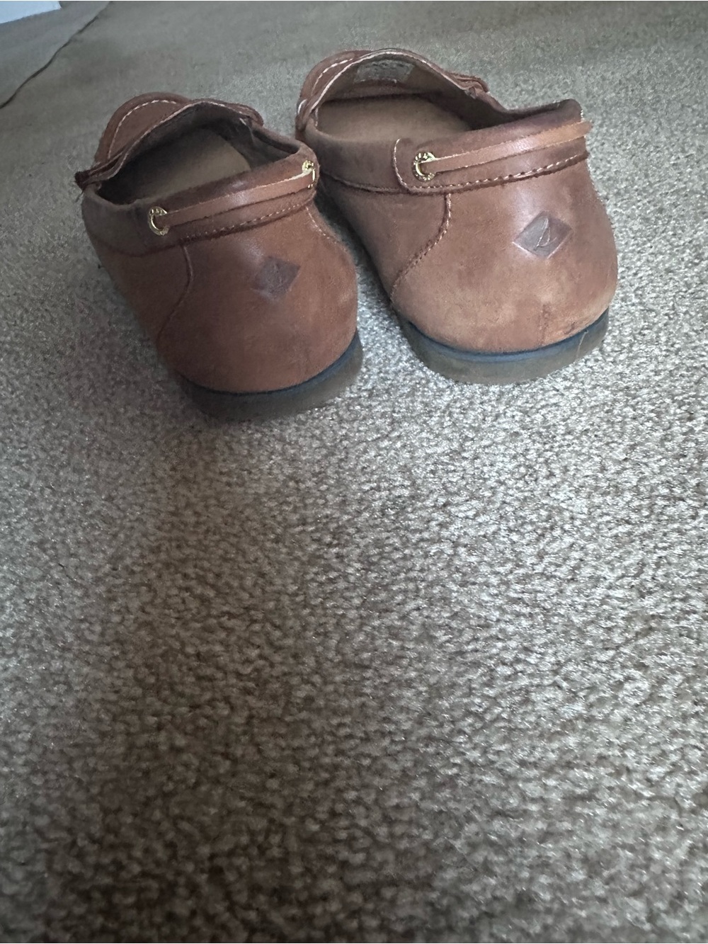 Sperry Tan Leather Penny Loafers - Picture 2 of 4